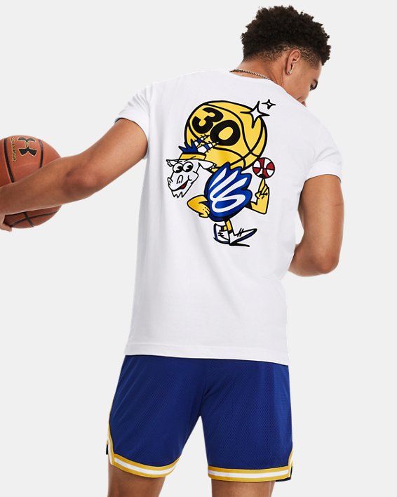 Men's Curry Dub GOAT Short Sleeve in White image number 0